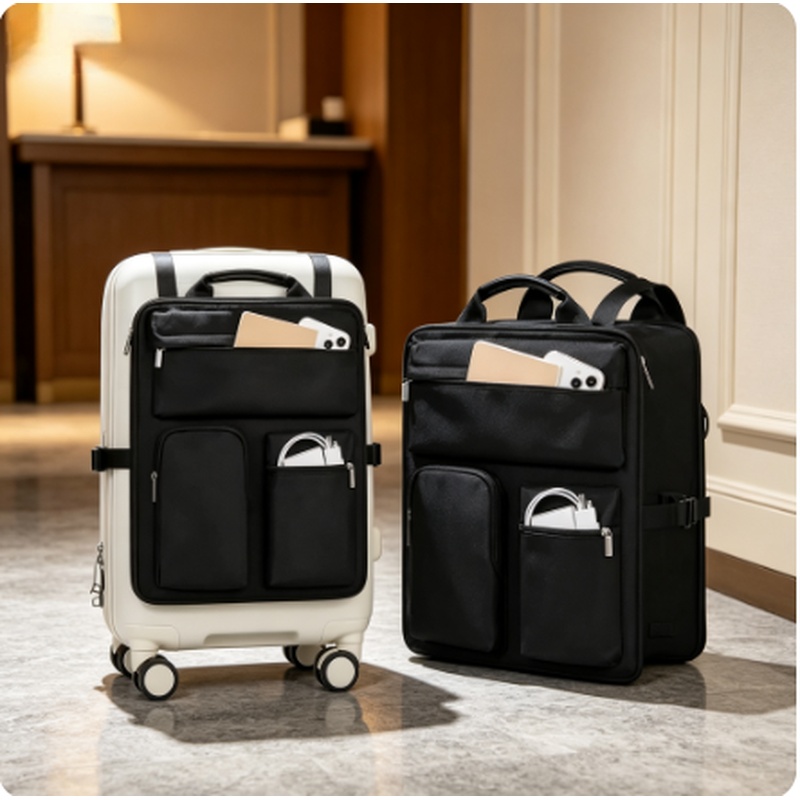 Travel Accessories B&M - حقيبة تنظيم الأمتعة متعددة الجيوب، حقيبة