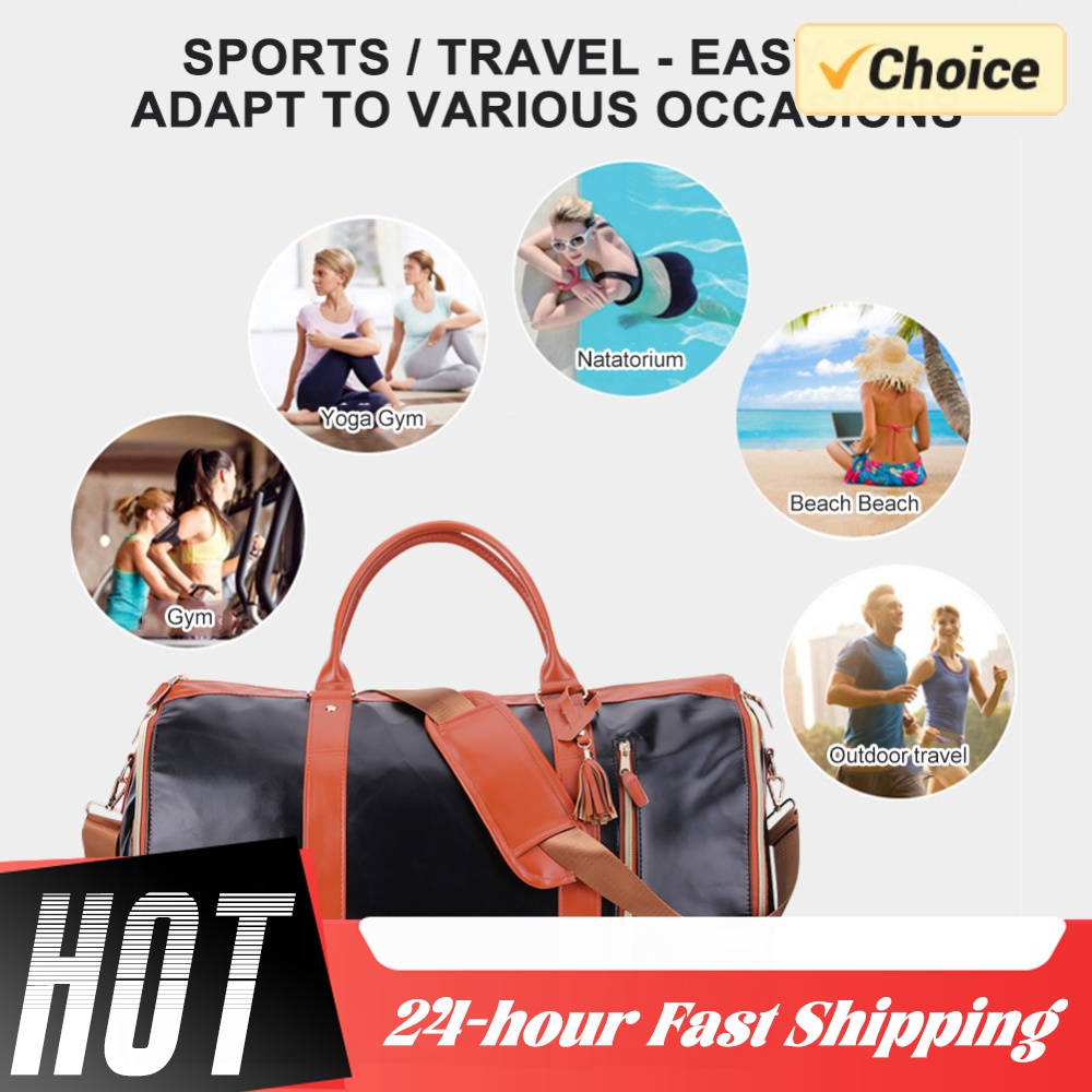 Travel Yoga Accessories - حقيبة ملابس معلقة متعددة الاستخدامات، حقيبة