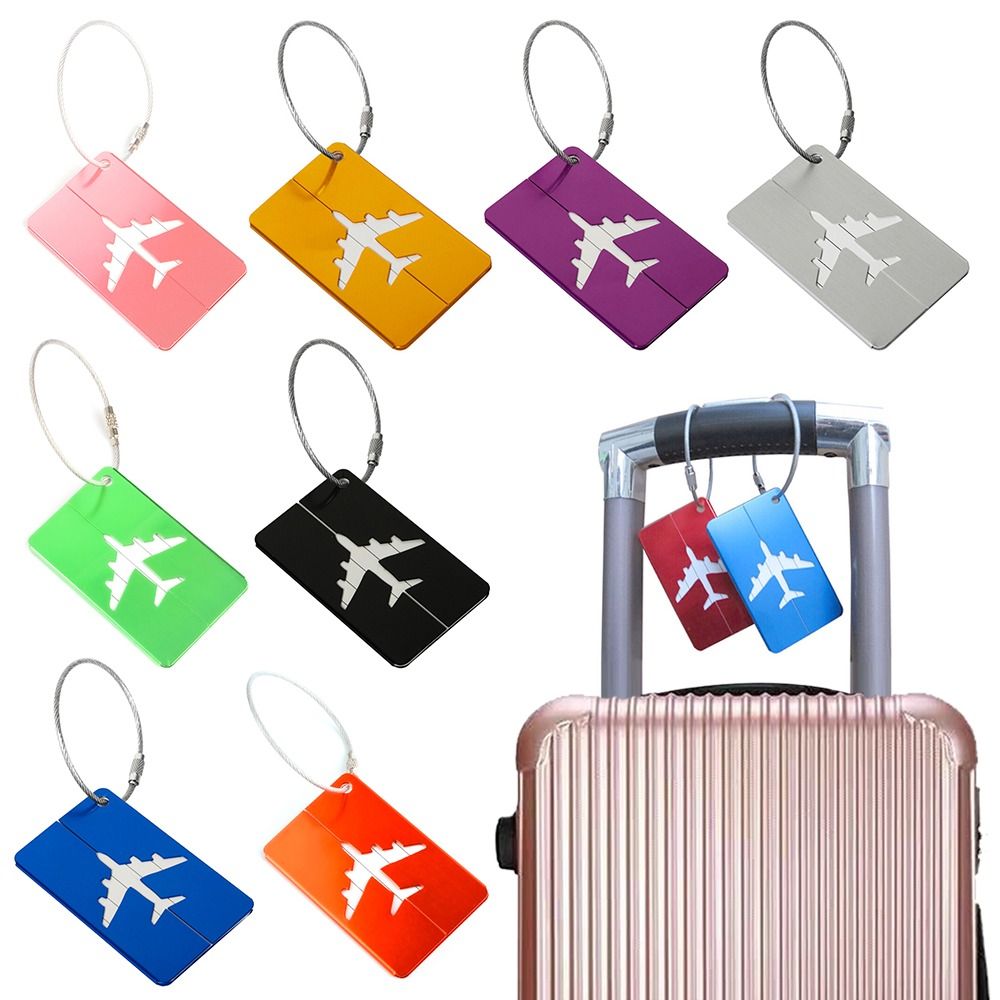 Travel Accessories B&M - علامات السفر الألومنيوم الأمتعة قابلة لإعادة
