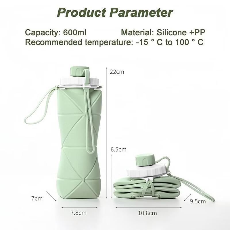 【F】زجاجة مياه رياضية قابلة للط - مراجعة Water Bottle Collapsible وسعره