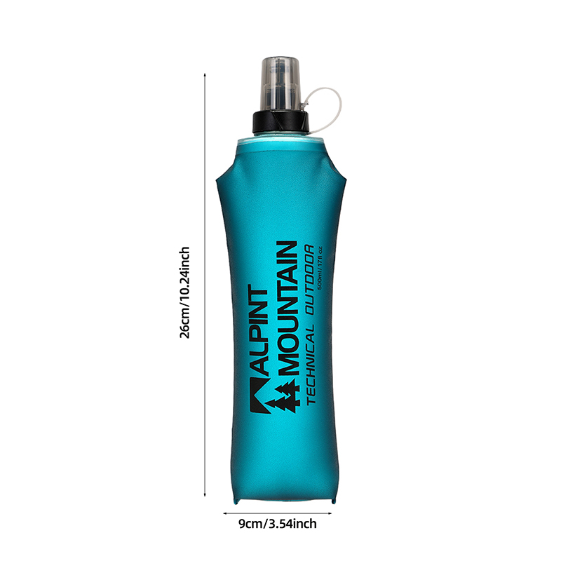 زجاجة ماء قابلة للطي بسعة 500  - مراجعة Water Bottle Collapsible وسعره