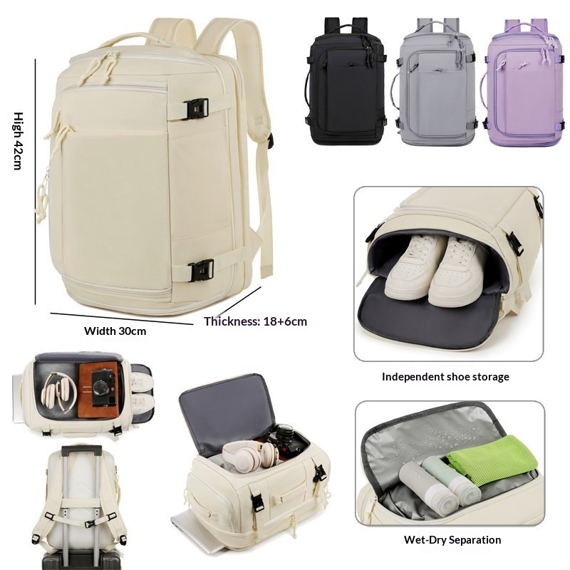 حقيبة ظهر للسفر كبيرة السعة مت - مراجعة Travel Accessories B&M وسعره