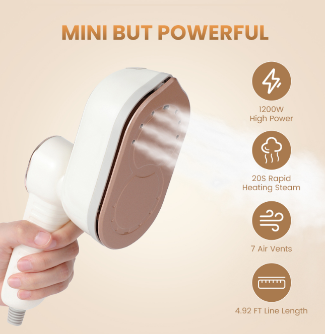 مكواة بخار محمولة عالية القوة  - مراجعة Mini Iron Travel وسعره