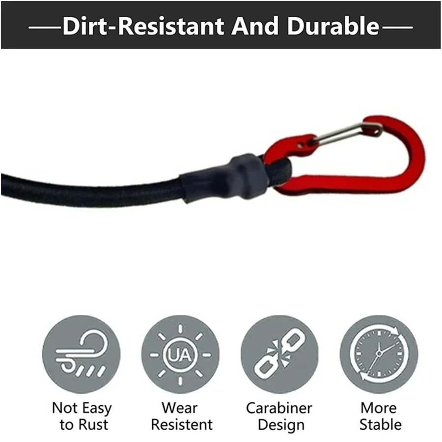 حبال مطاطية بعرض 8 مم مع خطافا - مراجعة Travel Accessories Bike وسعره