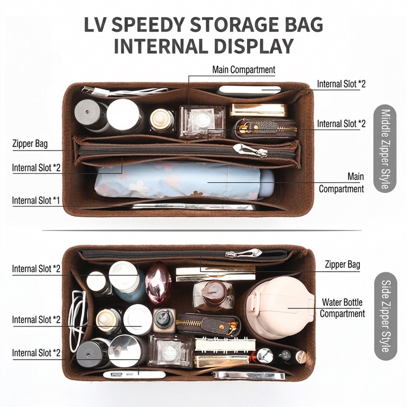 منظم حقائب من اللباد YU7 لحقائ - مراجعة Travel Accessories Lv وسعره
