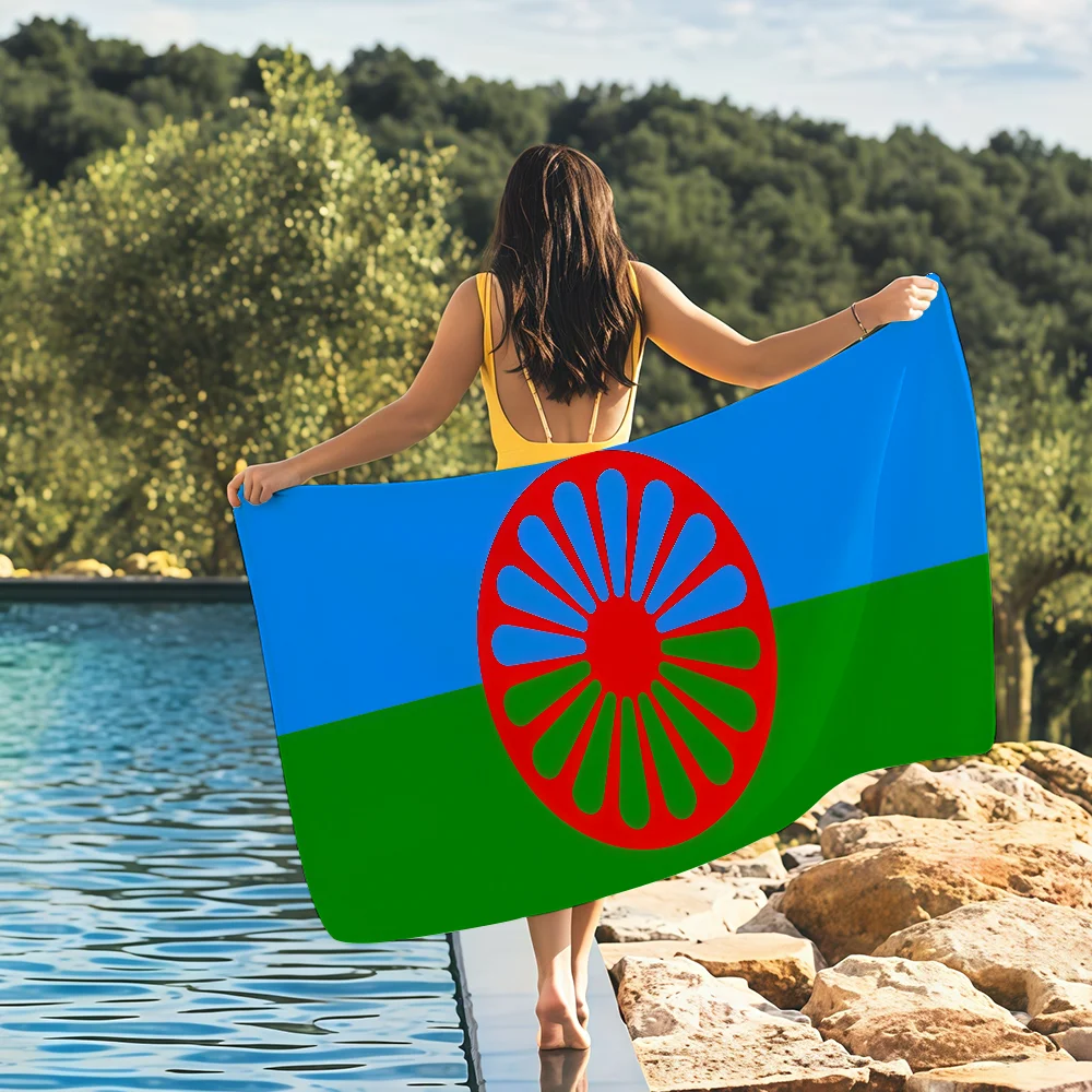 منشفة بتصميم علم الغجر، خفيفة  - مراجعة Travel Yoga Accessories وسعره