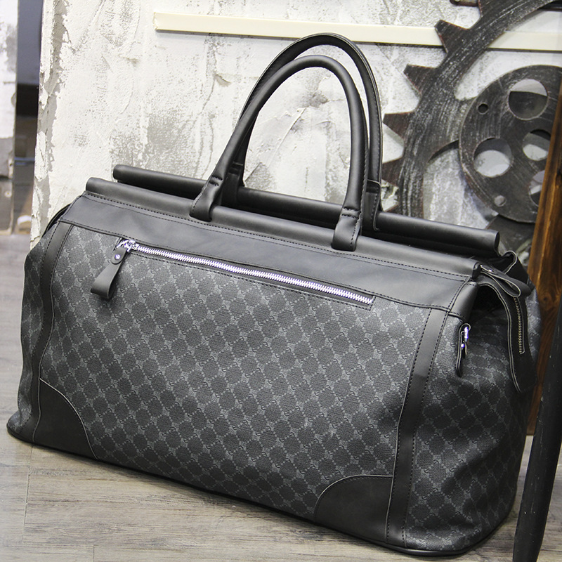موضة منقوشة حقيبة سفر الرجال ح - مراجعة Travel Accessories B&M وسعره