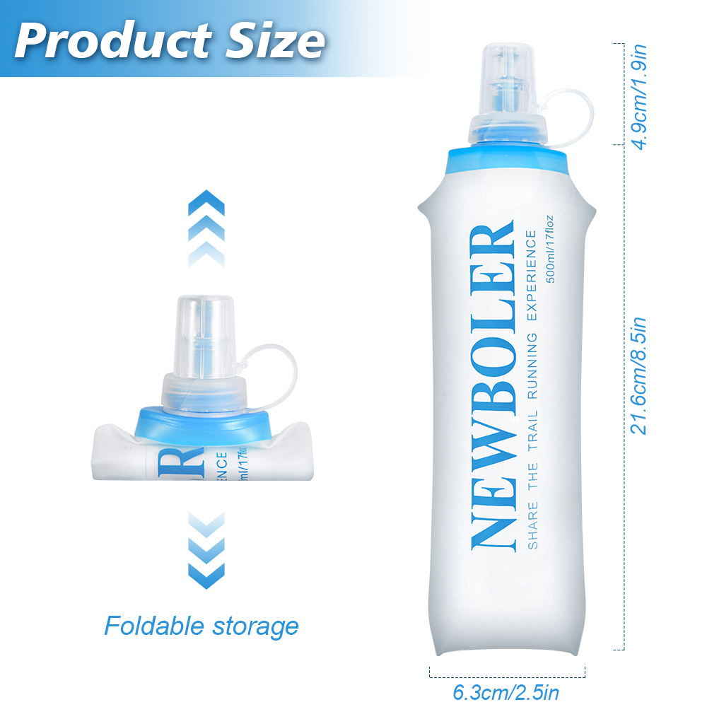 150/250/300/500/750 مللي في ال - مراجعة Water Bottle Collapsible وسعره