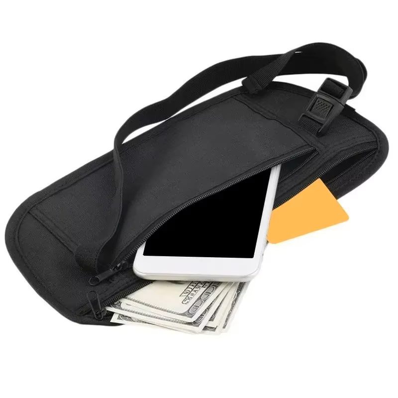 حقيبة خصر سفر غير مرئية من الن - مراجعة Money Belt Hidden وسعره