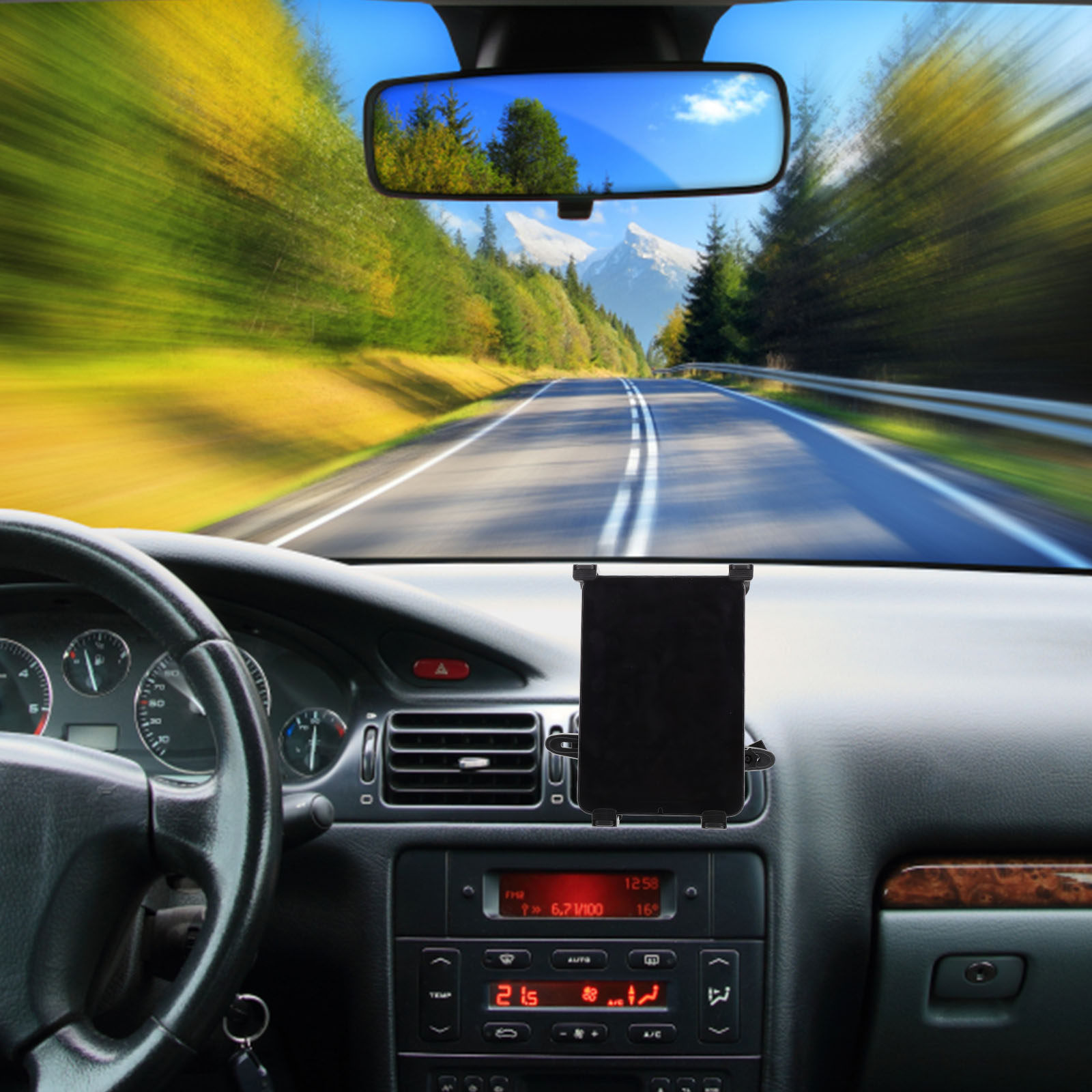 حامل جهاز لوحي لمسند الرأس في  - مراجعة Travel Accessories In Car وسعره