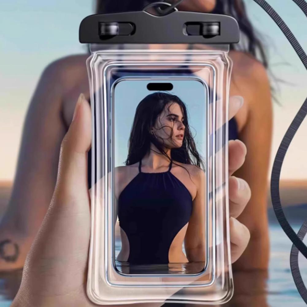 حافظة هاتف مقاومة للماء شفافة، - مراجعة Travel Accessories And Bags وسعره