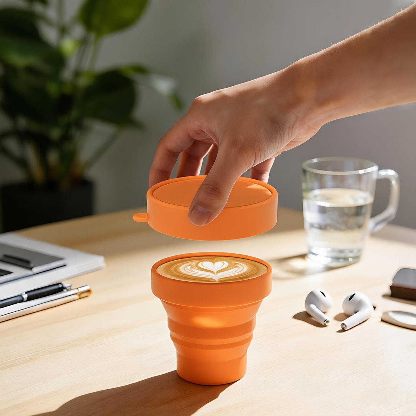كوب/زجاجة مياه سيليكونية قابلة - مراجعة Water Bottle Collapsible وسعره